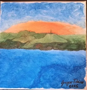 Acrylfarben - Landschaftsbild