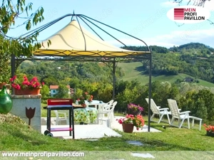Pavillon 6x6 Überdachung Gazebo Pagodenzelt Garten Pergola Pvc Dach Restaurant Café Patio Zelt Bild 6
