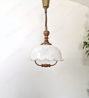 Vintage Pendelleuchte aus Opalglas aus den 1970er Jahren   Mid-Century Modern Deckenleuchte