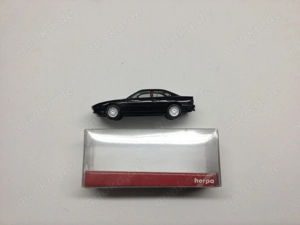 Herpa 1:87 Modellauto BMW 850i Schwarz 