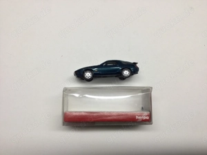 Herpa 1:87 Modellauto Porsche 928 S4 Dunkelblau  Bild 2