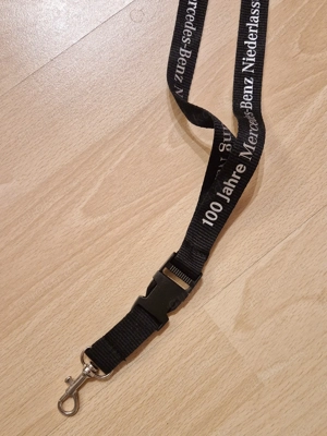 Original Mercedes-Benz Schlüsselband 100 Jahre schwarz Bild 2