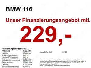 BMW 116 *M-Sport-Exterieur* *Driving Asisstant*