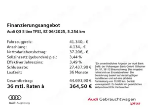 Audi Q3 S line 35 TFSI S tr. Optik schwarz*AHK*8-fach Bild 4