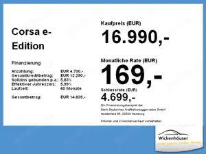 Opel Corsa e- Edition LED+Navi+WinterPAket+Kamera Bild 4