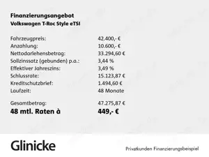 Volkswagen T-Roc Style 150 PS DSG | Ahzv. | Massagesitze uv Bild 2