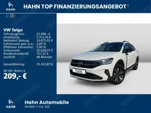 Volkswagen Taigo GOAL 1,0TSI LED ACC SITZHZ CLIMATRONIC APP Bild 2