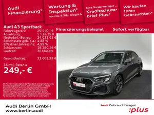 Audi A3 TFSI e S line 40 e S tr. 360 MATRIX