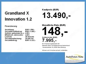 Opel Grandland X Innovation 1.2 Automatik! Bild 4