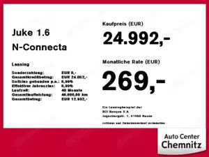 Nissan Juke 1.6 N-Connecta Kamera/PDC/LED/ALU Bild 4