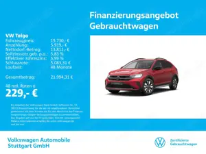 Volkswagen Taigo Life 1.0 TSI Navi Tempomat