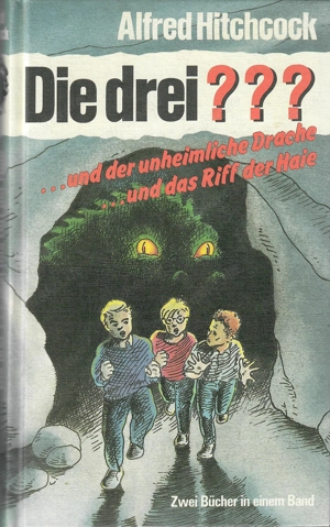 Doppelband Die drei ??? Fragezeichen und der unheimliche Drache  Band 9 Buch Alfred Hitchcock