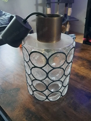 Alte Lampe Lumburger Glashütte