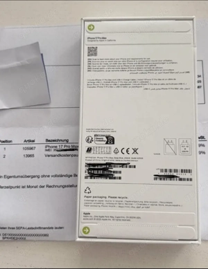 iPhone17 pro max 256 GB Bild 2