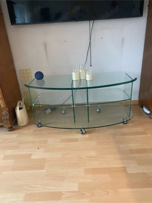 Fernsehtisch Glas