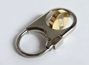 Schlüsselanhänger R1 Zig.Metall glänzend silber messing vintage 80er