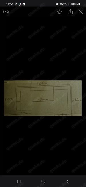 XXL Wohnzimmercouch mit Schlaffunktion  Bild 2