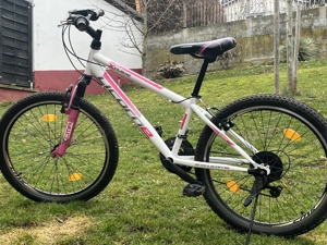 Licorne 24 Zoll Mountainbike weiß rosa