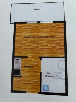 Betreutes Wohnen Apartment in Ludwigshafen zu vermieten Bild 2