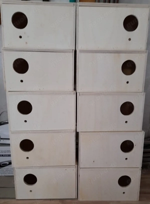 Nistkästen für Wellensittiche o.a. Vögel 