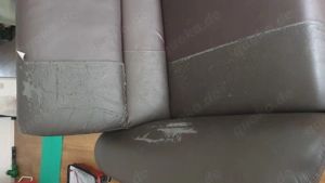 Schlafsofa Ecksofa - stark gebraucht   Zu verschenken Bild 3