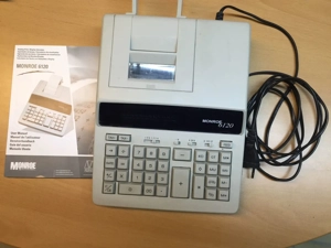 Tischrechner Monroe 6120, fast neu