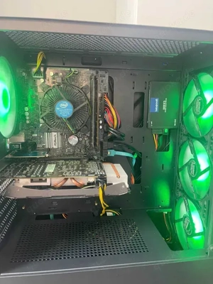 Gaming-PC Set LED 24" i5 6-Kern 16 GB DDR4 GTX 1660 SSD HDD Bild 3