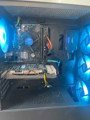 Gaming-PC Set LED 24" i5 6-Kern 16 GB DDR4 GTX 1660 SSD HDD Bild 10