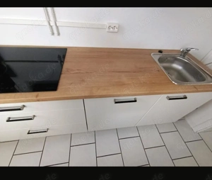 Einbauküche weiß mit Elektrogeräte 