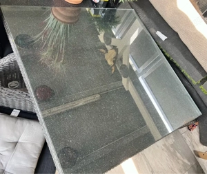 sicherheitsglas - glas für tisch 