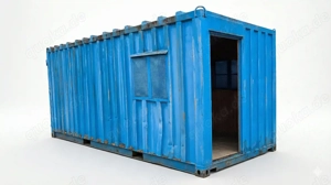 20 Fuß Container (Blau)