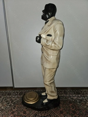 Rarität! Riesige Louis Armstrong Figur Jazz Trompeter 108 cm Pop Art Skulptur Deko!  Bild 5