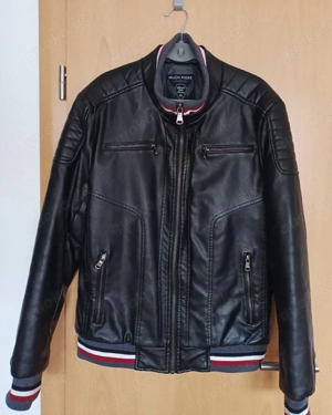 Jacke aus Lederlook 
