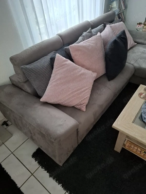 graue Eckcouch Bild 2