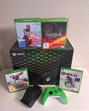 Xbox serie X Microsoft Xbox X spielkonsole mit 4 spiel 