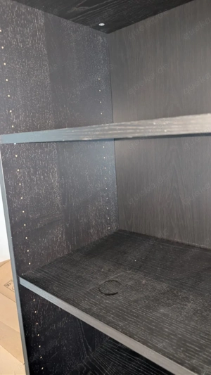 2 große Standregale schwarz   perfekt fürs Büro Keller Wohnzimmer Bild 4