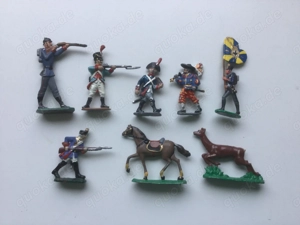Zinnfiguren Set Konvolut Vintage bemalt um 1900