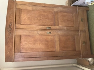 Schrank, eleganter Dielen Eichenschrank Vintage Style gepflegter Zustand