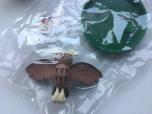 Pokémon Hoothoot Noctuh 1 40 Scale Zukan Tomy Yujin Sammler Figur Set Bild 3