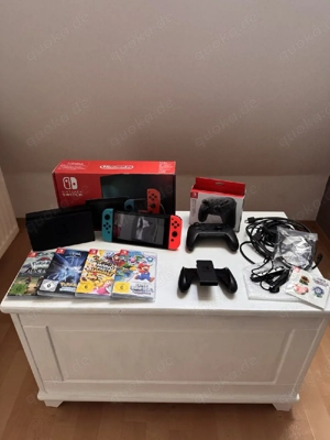 nintendo switch 1 spielkonsole mit spiel sammlung 