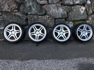 Mercedes SL Felgen, original AMG, Lochkreis 112, 19 Zoll