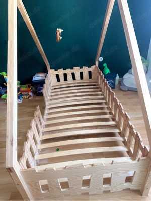 Verkaufe Hausbett im Bauernhof Style Bild 3