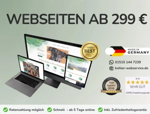   Website erstellen & betreuen lassen   zuverlässig & bezahlbar