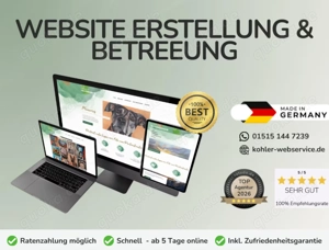 Website erstellen & betreuen lassen   zuverlässig & bezahlbar