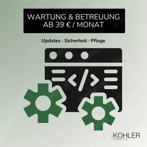  Webseite   Wartung   Pflege   Betreuung   Onlineshop