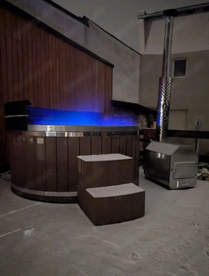 Hot Tub 2,0m  WPC ACRYL Thermodeckel Sofort verfügbar 