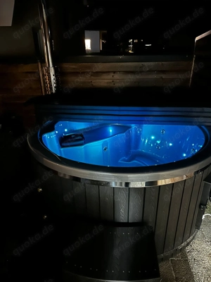 Hot Tub 2,0m  Acryl Wanne WPC Thermodeckel Neu Sofort verfügbar 