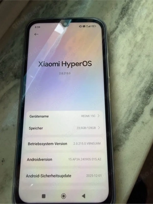 Xiaomi 15C   128 GB   Top Zustand   mit Case & Rechnung