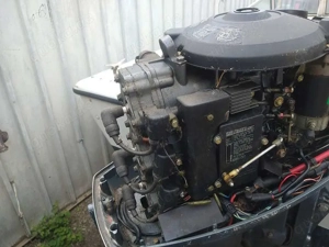 Yamaha 60 PS Außenborder mit hydraulischem Trimmer 2 Takt Bild 4