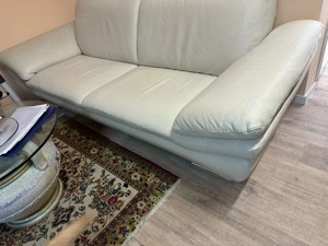 Hochwertige Echtleder Couch 220cm   Sehr stabil   Nur Abholung